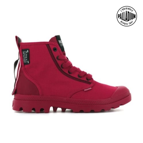 Bottes Palladium Pampa Dare 2 Survive Femme Rouge | FR IKH183X